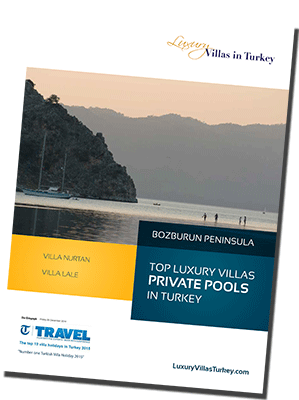Luxury villas in Turkey A4 brochure