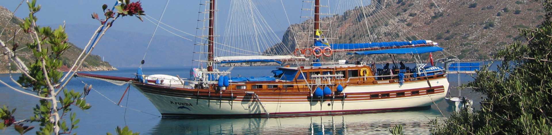 Gulet Cruises On The Bozburun Peninsula, Turkey